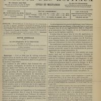 1473 - Page 1467 - Sommaire / Revue générale. Le séro-diagnostic de la tuberculose. Par MM. S. Arloing... et Paul Courmont... I. Historique