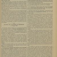 1497 - Page 1491 - Hémorragies névropathiques des voies digestives. Stomatorragies, hématémèses, entérorragies, hémorroïdes ; par M. Lancereaux... / Séance de l'Académie de médecine (4 décembre 1900). M. Laveran, sur un travail de M. Cardamatis : Bilieuse hémoglobinurique / Traitement des fractures par le massage et la mobilisation précoce. M. Lucas-Championnière / M. Alb. Robin : Phosphaturie terreuse