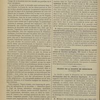 1516 - Page 1510 - Notes de clinique thérapeutique. Traitement des cardiopathies chroniques ; par M. Guihal... / Séance de la Société médicale des hôpitaux. (7 décembre 1900). MM. Linossier et Barjon : Kyste hydatique du foie / M. Duflocq : Rétrécissement de l'artère pulmonaire / Inocclusion du septum interventriculaire / Epanchement pleural survenu chez un malade atteint de leucémie myélogène. MM. Sicard et Monod / Séance de la Société de chirurgie. (5 décembre 1900). Interventions chirurgicales dans les affections hépatiques. M. Lejars
