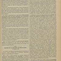1517 - Page 1511 - Séance de la Société de chirurgie. (5 décembre 1900). Interventions chirurgicales dans les affections hépatiques. M. Lejars / M. Ricard : Arthrotomie pour une luxation ancienne irréductible de l'épaule / M. Loison : Intervention chirurgicale dans un cas de péritonite par perforation intestinale au cours d'une fièvre typhoïde / M. Berger : Calcul stercoral appendiculaire / Séance de la Société de neurologie (6 décembre 1900). MM. L. Lévi et Follet : Spondylose rhyzomélique et de myoclonie / Paramyoclonus symptomatique d'une lésion corticale. M. L. Lévi, observer dans le service de M. le Professeur Raymond / M. Marinesco : Lésions celulaires des ganglions rachidiens dans le tabes / M. Touche : Monoplégie brachiale gauche / Déviation conjuguée de la tête et des yeux vers la droite / M. Achard : Disposition segmentaire de certaines éruptions