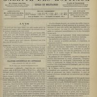 1545 - Page 1539 - Sommaire / Fracture horizontale de l'astragale avec luxation du pied en avant ; par M. Mailland...