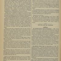 1582 - Page 1576 - Séance de la Société de chirurgie. (19 décembre 1900). M. Routier : Chirurgie de l'estomac / M. Broca, observé par M. Vuilliet... : Tuberculose du sein / M. G. Marchant : Déchirure du diaphragme, déchirure du foie / M. Guinard : Luxation de l'épaule / M. Tuffier : Anévrysme de la sous-clavière / M. Schwartz : Fibromes utérins / M. G. Marchant : Prolapsus du rectum / Revue de la presse. Médecine. Les globules blancs dans le rhumatisme. (Soc. de biologie, 1er décembre 1900) / Les globules blancs dans la tuberculose, par MM. Ch. Achard et Loeper