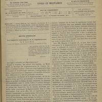 0015 - Page 9 - Sommaire / Revue générale. Les stigmates anatomiques de la dégénérescence. Par M. Lucien Mayet... I