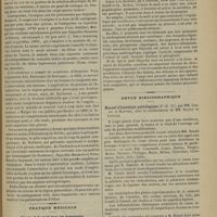 0031 - Page 25 - Notes de clinique thérapeutique. Traitement des cardiopathies chroniques. Par M. Guihal... / Pratique médicale. L'extrait de malt dans les dyspepsies / Revue bibliographique. Manuel d'histologie pathologique, par MM. Cornil et Ranvier, avec la collaboration de MM. Brault et Letulle. [Dr H. Chaput]