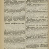 0052 - Page 46 - Revue bibliographique. L'insuffisance hépatique, par. A. Gouget... / Chronique et nouvelles scientifiques. Internat et externat des hôpitaux de Paris / Concours de l'internat / Marine / Statistique / Nécrologie