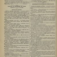 0060 - Page 54 - Variétés. Les chirurgiens de l'Hôtel-Dieu de Paris, du XVe au XIXe siècle. Par le Docteur A. Corlieu... (A suivre) / Faculté de médecine de Paris. (Actes du 21 au 26 janvier 1901). Examens de doctorat / Chroniques et nouvelles scientifiques. Faculté de médecine de Paris / Guerre / Marine / Nécrologie