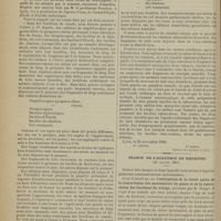 0094 - Page 88 - Hygiène pratique. Désinfection des locaux au moyen du Formadol / Séance de l'Académie de médecine. (22 janvier 1901). Extirpation de la rotule suivie de la conservation des mouvements du genou et de la restauration des fonctions du triceps, M. Berger