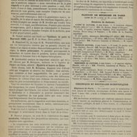 0096 - Page 90 - Séance de l'Académie de médecine. (22 janvier 1901). M. Laborde : Appareil de contention pour prévenir les attitudes vicieuses et les déformations chez les jeunes violonistes / M. Proust : Epidémie de peste de Beyrouth (1900), par M. H. de Brun / M. Blanchard, au nom de M. Wardell-Stiles : Douve pulmonaire / M. Lereboullet : Hystérie et boxers en Chine / M. Hanriot : Eaux minérales / M. Guéniot, de MM. Doléris et Malartie, de M. Depaigne : Des injections intra-médullaires de cocaïne comme anesthésique / Faculté de médecine de Paris. (Actes du 28 janvier au 30 janvier 1901). Examens de doctorat / Chronique et nouvelles scientifiques. Hôpitaux de Paris / Nécrologie