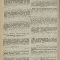 0152 - Page 146 - Revue bibliographique. Vie ou mort, par M. Karnice-Karniki / Aide-mémoire des maladies du coeur, par Paul Lefert / Chronique et nouvelles scientifiques. Hôpitaux de Paris / Hôpitaux de province / Facultés de province / Conseil de surveillance de l'Assistance publique / Guerre / Marine / Congrès de médecine de Toulouse / Le Congrès annuel des aliénistes et neurologistes de France et des pays de langue française