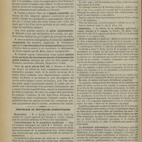 0164 - Page 158 - Séance de la Société neurologie. (7 février 1901). Weigert : Coloration de la névroglie / M. Touche : Aphasie sensorielle / Goitre exophtalmique : M. Babinski / M. Huet : Anomalies congénitales / M. Pécharmont : Cage thoracique d'un syringomyélique / M. Poulard : Malade atteinte d'une paralysie des mouvements associés d'abaissement des globes oculaires / Un cas de mal de Pott, MM. A. Thomas et Hauser / Chronique et nouvelles scientifiques. Nomination / L'accroissement de la population parisienne / Statistique / La solidarité universitaire