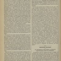 0170 - Page 164 - Des troubles cardiaques d'origine gastrique, d'après le Docteur Bonnaymé / Séance de la Société médicale des hôpitaux. (8 février 1901) / Médecine pratique. Le chlorhydrate d'apocodéine en injections hypodermiques contre la constipation