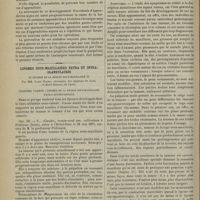 0208 - Page 202 - Extrême fréquence des accidents appendiculaires graves. L'appendicite est une maladie nouvelle, elle a un caractère épidémique et se rattache souvent à la grippe. Extraordinaire fréquence des abcès de la fosse iliaque relativement au cas anciens. L'abus de l'alimentation animale paraît contribuer à la fréquence de l'appendicite. La grande fréquence des infections intestinales qui engendrent l'appendicite doit faire revenir aux médications évacuantes comme prophylactiques et comme curatrices ; par M. Lucas-Championnière / Lipomes sous-maxillaires extra et intra-glandulaires et lipomes de la région sous-maxillaire ; par MM. Louis Tixier... et René Horand...