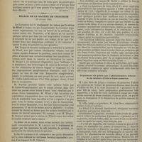 0222 - Page 216 - Revue générale. L'assistance des tuberculeux. Par M. A. Sallard... IV. Etat actuel de la lutte contre la tuberculose en France et à l'étranger. (A suivre) / Séance de la Société de chirurgie. (21 février 1901). Traitement du cancer par le sérum de Wlaef : M. Quénu / M. Launois : Traitement du cancer par les injections de sels solubles de quinine / Cure radicale de certaines hernies inguinales : M. Chauvel / Médecine pratique. Les injections sous-conjonctivales de bleu de méthylène / Traitement du goitre par l'administration internes de la teinture d'iode à doses massives