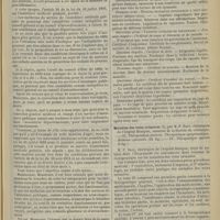 0247 - Page 241 - Les mandats de conseiller général et de conseiller d'arrondissement ne sont pas incompatibles avec les fonctions de médecin de l'assistance publique / Revue bibliographique. Les certificats médico-légaux usuels, guide pratique et raisonné, par Louis Vidal... / Maladies des voies urinaires, par M. P. Bazy... III. Thérapeutique générale. Thérapeutique symptomatique. Médecine opératoire... ; - IV. Thérapeutique spéciale...