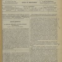 0275 - Page 277 - Sommaire / Revue générale. Le syndrome addisonien ; ses formes cliniques ; son traitement. Par M. E. Guihal... I. Formes cliniques