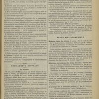 0283 - Page 285 - Séance de la Société de chirurgie. (6 mars 1901). M. Hartmann : Rupture de la rate / M. Hartmann : Contracture / M. Walther : Balle de revolver dans le ventre / M. Tuffier : Cancer de l'estomac / Médicaments nouveaux. Le dormiol / Revue bibliographique. Médecine légale des aliénés, 2e partie : Partie civile, par V. Krafft-Ebing, traduction française par M. Rémond... / Affections chirurgicales du tronc. Mamelles. Organes génitaux de la femme. Statistique et observations, par M. Polaillon... / La pratique de la médecine mentale, par M. Keraval...