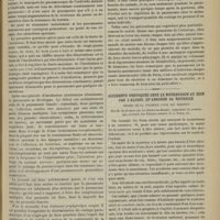 0289 - Page 291 - La contagion de la pneumonie ; d'après M. A. Jossu / Accidents provoqués chez le nourrisson au sein par l'alcool qu'absorbe sa nourrice. Régime de la nourrice pour les boisons ; par M. Ét. Guénot...