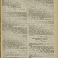0347 - Page 349 - Médecine pratique. La quinine et les bains frais dans la fière typhoïde / Pratique médicale. Mode d'administration et dosage des bromures. par le Docteur P. Jamot / Faculté de médecine de Paris. (Actes du 15 au 20 avril 1901). Examens de doctorat