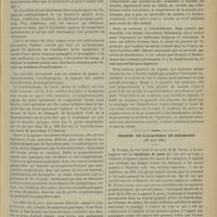 0353 - Page 355 - Des différents traitements de la maladie de Basedow d'après M. Le Filliatre / Séance de l'Académie de médecine. (26 mars 1901). M. Pourst, en son nom et au nom de M. Faivre : Épidémies de peste