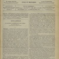 0359 - Page 361 - Sommaire / Revue générale. La péritonite à pneumocoques chez l'enfant. Par M. Ch. Michaut... I. Historique