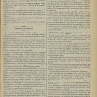 0375 - Page 377 - Séance de la Société de chirurgie. (27 mars 1901). Hystérectomie dans l'infection puerpérale : M. Rochard / M. Broca : Deux cas de spina bifida / Médecine pratique. Le sérum gélatiné en gynécologie / Dans la diète lactée il est utile d'additionner le lait de sel / Rétablissement de la sécrétion lactée par l'électrisation
