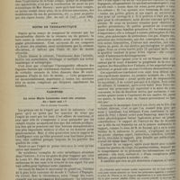 0386 - Page 388 - Revue de la presse. Médecine infantile. Le point de côté abdominal dans les affections pleuro-pulmonaires aiguës de l'enfance. (Rev. des mal. de l'enf.), avril 1901 / Notes de thérapeutique / Variétés. La reine Marie Leczinska était-elle atteinte du « haut mal » ? Par le Docteur Cabanès