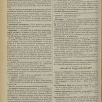 0420 - Page 422 - Chronique et nouvelles scientifiques. Règlement sur le service des frais de route / Distinctions honorifiques / Statistique / La lutte contre l'alcoolisme / Nécrologie / Muséum d'histoire naturelle / Bulletin bibliographique