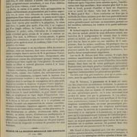 0453 - Page 455 - Cancer fémoral en cylindre. Ostéo-sarcome diffus, bi-polaire du fémur droit chez un adulte ; par M. L. Thévenot... / Séance de la Société médicale des hôpitaux. (19 avril 1901). Ponction lombaire et sur les applications médicales de l'injection intra-arachnoïdienne de cocaïne / M. Talamon : Le pneumonie et le zona / MM. Sicard et Brécy : Méningites cérébro-spinales à forme ambulatoire