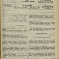 0479 - Page 481 - Sommaire / Paris, le 27 avril 1901 / Névralgie sciatique guérie très rapidement par la ponction lombaire et l'injection intra-arachnoïdienne d'une dose faible de cocaïne ; par MM. Courtois-suffit et Armand Delille