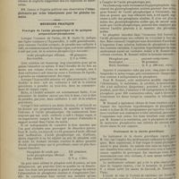 0482 - Page 484 - Séance de la Société médicale des hôpitaux. (26 avril 1901). MM. Marcel Labbé et Castaigne : Néphrite parenchymateuse au cours d'une tuberculose latente / MM. Camus et Pagniez : Hémoglobinurie par urine hémolysante pour les globules humains / Médecine pratique. Posologie de l'acide phosphorique et de quelques préparation phosphorées / Traitement de la chorée gravidique
