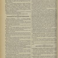 0484 - Page 486 - Le Docteur Napias. [Nécrologie] / Chronique et nouvelles scientifiques. Écoles de médecine / Marine / Intérêts professionnels / Propagande pour nos stations thermales / Maladies des voies urinaires / Muséum d'histoire naturelle / Bulletin bibliographique