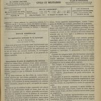 0495 - Page 497 - Revue générale. Les applications médicales de la cryoscopie. Par M. V. Balthazard... I. Interprétation du point de congélation des solutions
