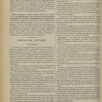 0504 - Page 506 - Séance de la Société de neurologie. (2 mai 1901). M. Marie : Nouvelle variété de myopathie faciale / Joffroy : Rôle prédisposant d'une intoxication alcoolique dans l'apparition des paralysies périphériques par compression / Médications nouvelles. La lécithine / Chronique et nouvelles scientifiques. Nécrologie / Statistique