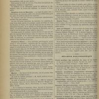 0520 - Page 522 - Chronique et nouvelles scientifiques. Hôpitaux de Paris / Hospices civils de Marseille / Fondation Thiers / Marine / Bière et arsenic / Un drame dans un hospice / Hôpital Tenon / Asile de Villejuif / D'ou vient l'expression de fleur virginale ? / Bulletin bibliographique