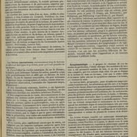 0527 - Page 529 - Revue générale. De l'étranglement des tumeurs pelviennes par torsion de leur pédicule. Par M. Léon Bérard... III. Lésions anatomiques / IV. Les lésions concomitantes / V. Symptomatologie
