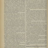 0536 - Page 538 - Du décollement du « Mikulicz » et des pansements adhérents par l'arrosage des plaies avec l'eau oxygénée. Par M. le Professeur Antonin Poncet / Séance de la Société médicale des hôpitaux. (10 mai 1901). Ictère chronique dyspeptique avec chlorurie minime et intermittente? M. Chauffard