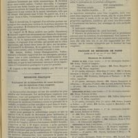 0563 - Page 565 - Séance de la Société de chirurgie. (15 mai 1901). Rachicocaïnisation, M. Bazy / M. Broca : Occlusion intestinale / Médecine pratique. Traitement de la blennorrhée du canal lacrymal par les injections d'eau oxygénée. Par M. Morisot... / Faculté de médecine de Paris. (Actes du 27 mai au 1er juin 1901). Examens de doctorat