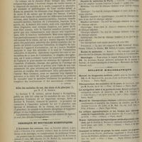 0572 - Page 574 - Revue bibliographique. Les rayons Roentgen et le diagnostic des affections thoraciques non tuberculeuses, par A. Béclère... / Diagnostic des maladies de l'encéphale, par le Professeur Grasset. [R. Cestan] / Atlas des maladies du nez, des sinus et du pharynx, par M. P. H. Gerber / Chronique et nouvelles scientifiques. L'Académie des sciences / Faculté de médecine de Paris / Écoles de médecine / Nécrologie / Bulletin bibliographique