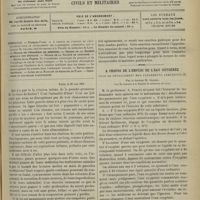 0587 - Page 589 - Sommaire / Paris, le 29 mai 1901 / A propos de l'emploi de l'eau oxygénée pour le décollement des pansements adhérents ; par le Docteur M. Chanoz...