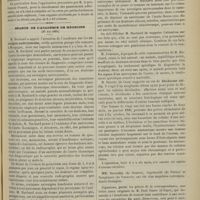 0589 - Page 591 - A propos de l'emploi de l'eau oxygénée pour le décollement des pansements adhérents ; par le Docteur M. Chanoz... / Séance de l'Académie de médecine. (28 mai 1901). M. Huchard : Névralgies anévrysmales / M. Barette : Déciduome utérin