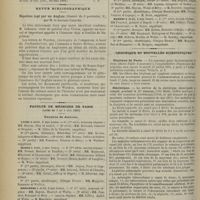 0592 - Page 594 - Revue de la presse. Le permanganate de potasse dans l'antisepsie buccale. (Journ. de méd. et chir. prat., 10 mai 1901) / Revue bibliographique. Napoléon jugé par un Anglais, par M. le Docteur Cabanès / Faculté de médecine de Paris. (Actes du 3 au 8 juin 1901). Examens de doctorat / Chronique et nouvelles scientifiques. Hôpitaux de Paris / Statistique / Nécrologie