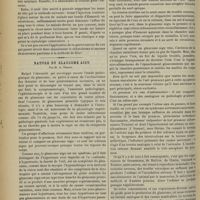 0600 - Page 602 - Quelques mots sur la rachicocaïnisation / Nature du glaucome aigu ; par M. A. Terson