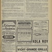 0605 - Page 607 - Chronique et nouvelles scientifiques. Chemins de fer de Paris à Lyon et à la Méditerranée / Bulletin bibliographique