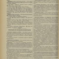 0612 - Page 614 - Faculté de médecine de Paris. (Actes du 10 au 15 juin 1901). Examens de doctorat / Chronique et nouvelles scientifiques. Faculté de médecine de Paris / Distinctions honorifiques / Statistique / L'attentat de Tunis / Exercices pratiques de diagnostic bactériologique / Les certificats de guérison dans les journaux
