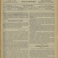 0635 - Page 637 - Sommaire / Abonnements de vacances / Paris, le 10 juin 1901 / Pneumonie et grossesse ; M. Lop...