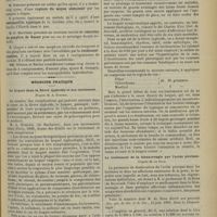 0667 - Page 669 - Séance de la Société de chirurgie. (12 juin 1901). Intervention chirurgicale dans les néphrites aiguës ou chroniques, M. Pousson / M. Delorme : Rupture du moyen abducteur / M. G. Marchant : Ganglion de Gasser / M. Chaput : Rachicocaïnisation / Médecine pratique. Le hoquet dans la fièvre typhoïde et son traitement. D'après M. A. Bömchis / Le traitement de la blennorragie par l'acide picrique. D'après M. de Brun