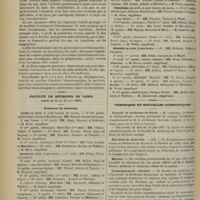 0668 - Page 670 - Médecine pratique. Le traitement de la blennorragie par l'acide picrique. D'après M. de Brun / Faculté de médecine de Paris. (Actes du 24 au 29 juin 1901). Examens de doctorat / Chronique et nouvelles scientifiques. Faculté de médecine de Paris / Facultés de médecine / Marine / L'enseignement colonial / L'hygiène des chemins de fer