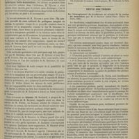 0691 - Page 693 - Séance de la Société de chirurgie. (19 juin 1901). Réduction sanglante des fractures : M. Delanglade / M. Djwora : Traitement des kystes hydatiques intra-musculaires / M. Djwora : Un nouveau procédé de cure radicale du prolapsus complet du rectum / Tétanos : M. Rochard / M. Lejars : Tumeurs osseuses de l'aine / M. Potherat : Kyste sébacé / Revue des thèses. De l'étranglement du duodénum au niveau de la racine du mésentère, par M. le Docteur Alfred Petit. (Thèse de Paris, 1900)