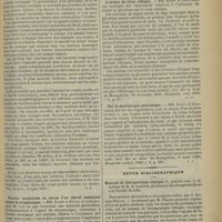 0707 - Page 709 - Revue de la presse. Bactériologie. Stérilisation des crachats tuberculeux par l'aniodol. (Soc. de biol., 15 juin 1901) / Pouvoir bactéricide du sérum d'un cheval immunisé contre le streptocoque. (Montpellier méd., 1900, t. X, p. 172) / A propos du virus rabique. (Soc. des sc. méd. de Montpellier, 22 décembre 1899 ; Montpellier méd., 1900, t. X, p. 57) / Sur la sérothérapie antirabique. (Soc. des sc. méd. de Montpellier, 9 mars 1900 ; Montpellier médical, 1900, t. X, p. 381) / Revue bibliographique. Manuels de thérapeutique clinique, publiés sous la direction de M. G. Lemoine...