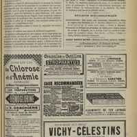 0721 - Page 723 - Chronique et nouvelles scientifiques. Statistique / Bulletin bibliographique